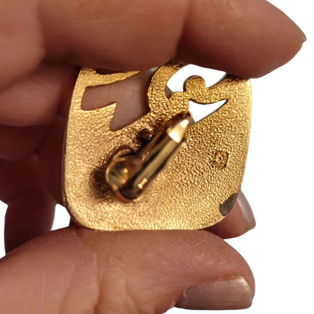 Edgar Berebi goldtone yellow